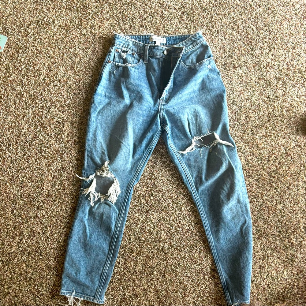 Abercrombie distressed jeans